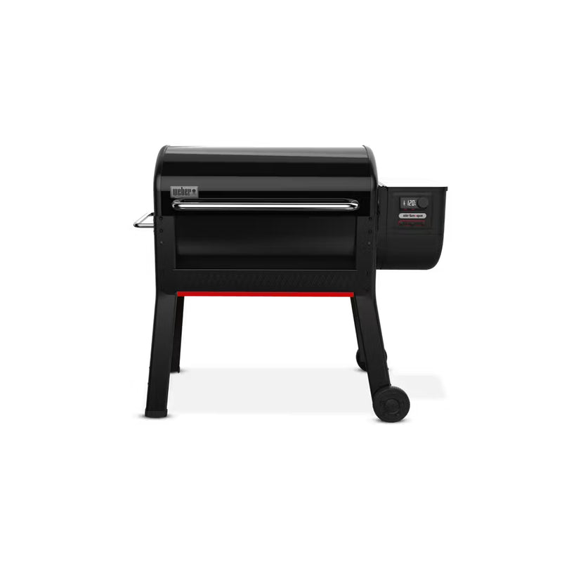 Black | Weber Smoque XL Pellet Smoker Image Showing No Logos Or Titles.