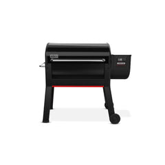 Black | Weber Smoque XL Pellet Smoker Image Showing No Logos Or Titles.