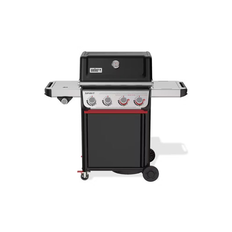 Black | Weber Spirit E-435 4 Burner Gas Barbeque Image Showing No Logos Or Titles.