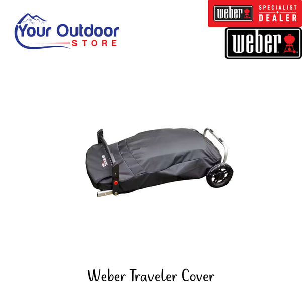 Weber Traveler Cover | Hero Image Showing All Logos And Titles.