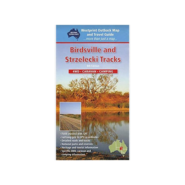 Westprint Outback Maps Birdsville And Strzelecki Tracks | Image Showing No Logos Or Titles.