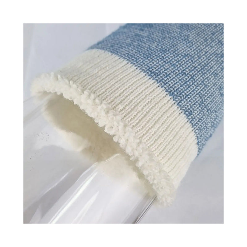 Sky | Wilderness Wear Coolwool Sock Image Showing Close Up Of The Cuff.