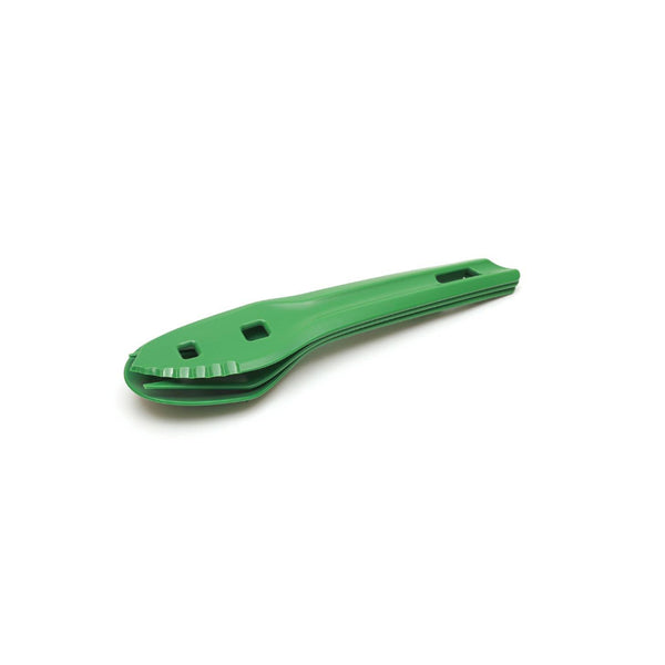 Sugarcane Green | Wildo The OCYs Outdoor Cutlery Set Image Showing No Logos Or Titles.