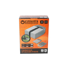 Wildtrak Caravan Stacker Pads 4 Pack | Image Showing Packaging