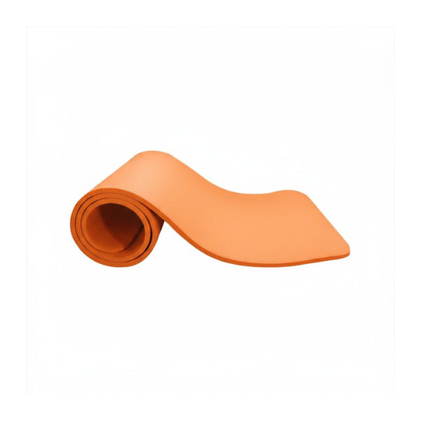 Orange | Wildtrak Deluxe Camper Mat With Aluminium Backing Image Showing No Straps.