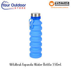 Wildtrak Expanda Water Bottle 550ml | Hero Image Showing All Titles And Logos.