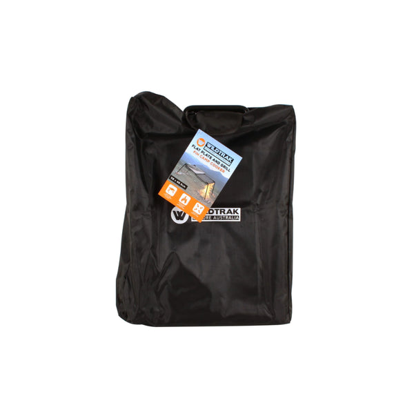 58 x 46.5 | Wildtrak Flat Plate And Grill FIH Camp Cooker Image Showing The Supplied Carry Bag For Easy Transport And Storage.
