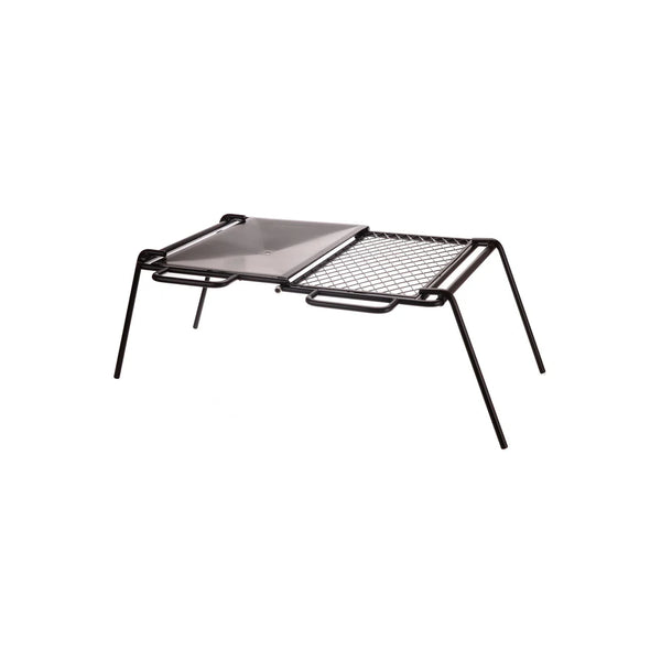 58 x 46.5 | Wildtrak Plate And Grill FIH Camp Cooker Image Showing No Logos Or Titles.