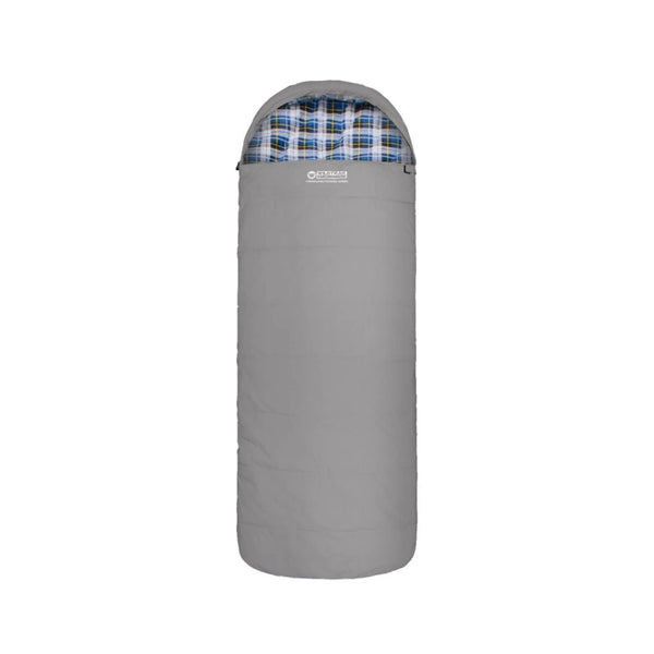 Grey | Wildtrak Frankland Hooded Jumbo Sleeping Bag Image Showing No Logos Or Titles.
