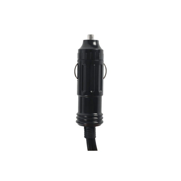 1.7 Litre / Black | Wildtrak Off Road 12V Food Warmer Image Showing Close Up, Side View Of The Power Plug.
