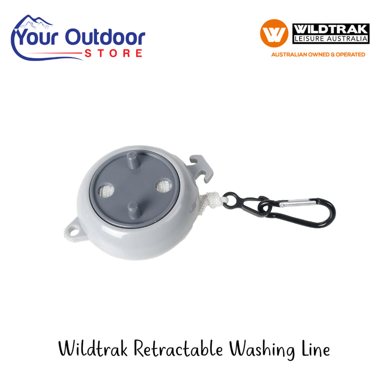 Wildtrak Retractable Washing Line | Hero Image Showing Logos And Titles.