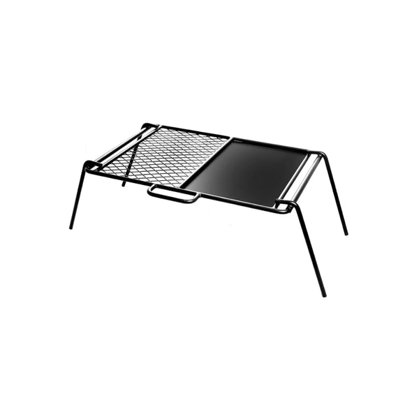 65 x 42.5 | Wildtrak Flat Plate And Grill Camp Cooker Large Image Showing No Logos Or Titles.