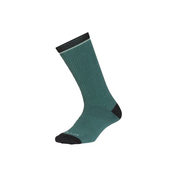 Spruce Green | XTM Alpine Heavyweight Merino Hike Sock Image Showing View Of Only One Sock.