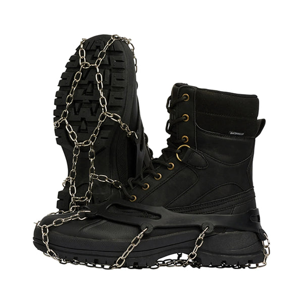 XTM Boot Chains Small/Medium | Image Showing The Chains On A Pair Of Boots.