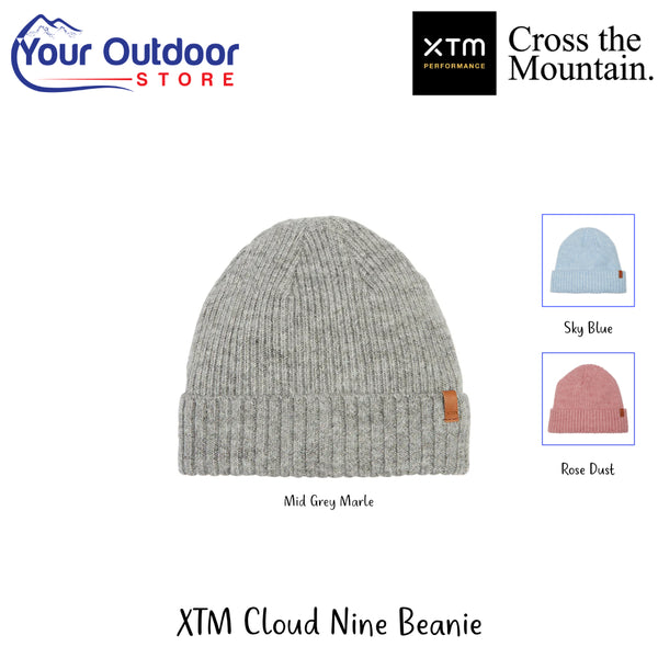 XTM Cloud Nin Beanie | Hero Image Showing All Logos And Titles.