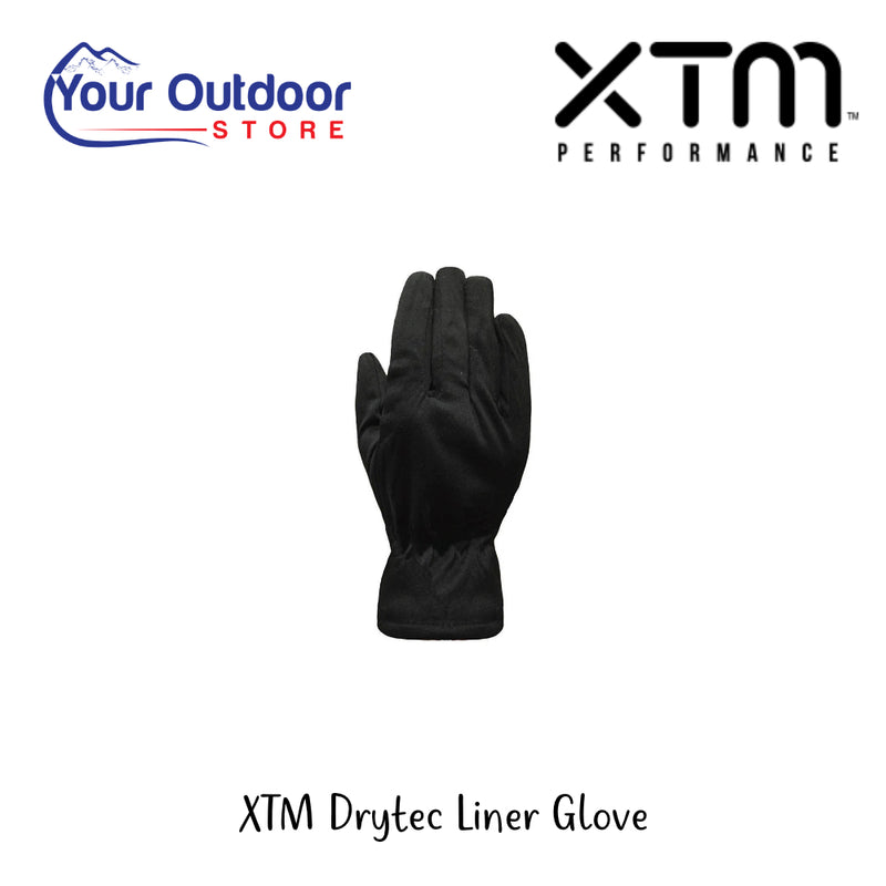 XTM Drytec Glove Liner | Hero Image Showing All Logos And Titles.
