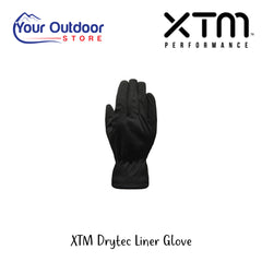 XTM Drytec Glove Liner | Hero Image Showing All Logos And Titles.