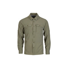 Khaki | XTM Dunkeld Ls Hike Shirt Image Showing Front View, Not On A Model.
