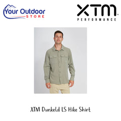 XTM Dunkeld Ls Hike Shirt | Hero Image Showing All Logos And Titles.