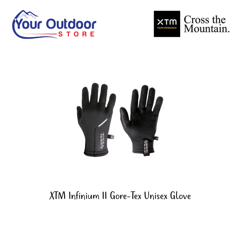 XTM Infinium II Gore-Tex Unisex Glove. Hero Image Showing Logos and Title. 