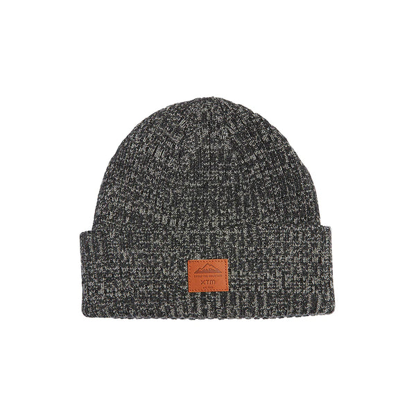 Dark Grey Marle | XTM Hustle Beanie Image Showing No Logos Or Titles.