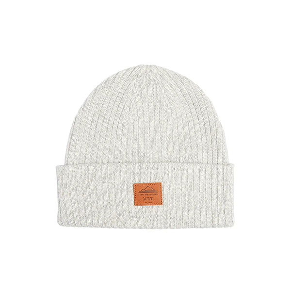 Light Grey Marle | XTM Hustle Beanie Image Showing No Logos Or Titles.