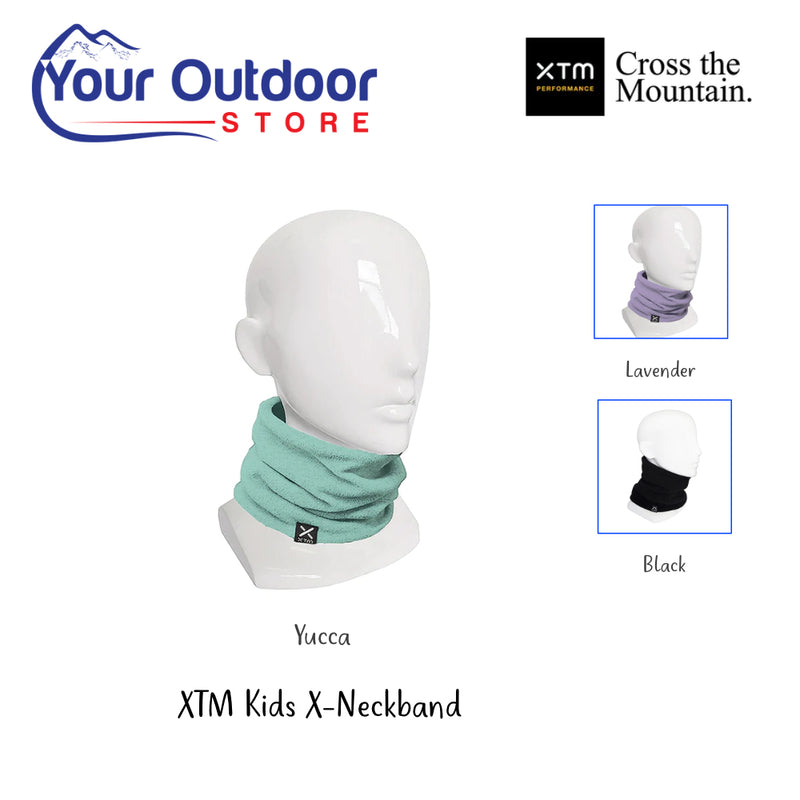 XTM Kids x-Neckband. Hero Image Showing Logos and Title.