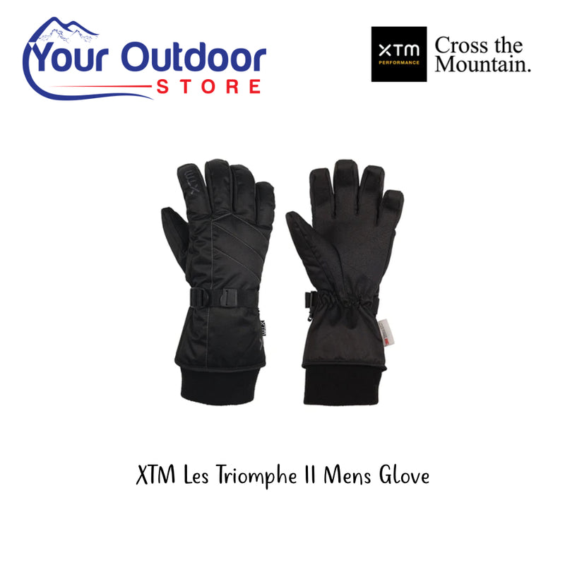 XTM Les Triomphe ll Mens Glove. Hero Image Showing Logos and Title. 