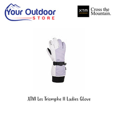 XTM Les Triomphe ll Ladies Glove. Hero Image Showing Logos and Title. 