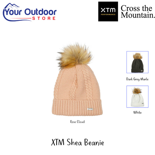 XTM Shea Beanie | Hero Image Showing All Logos, Titles And Variants.