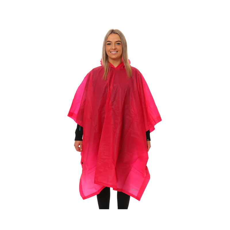 Pink | XTM Stash Rain Poncho Image Showing No Logos Or Titles.