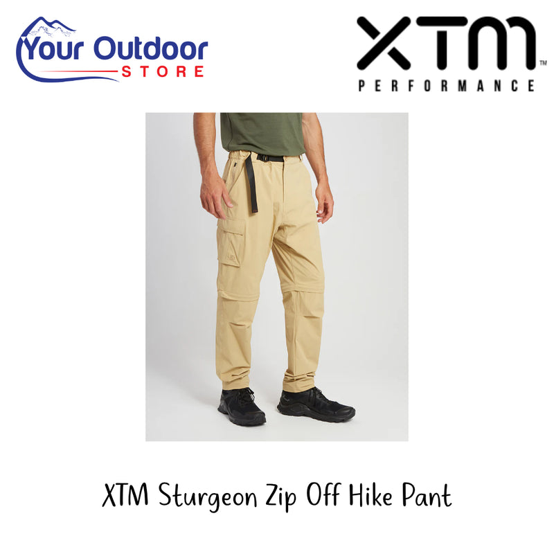 XTM Sturgeon Zip Off Hike Pant | Hero Image Showing All Logos And Titles.