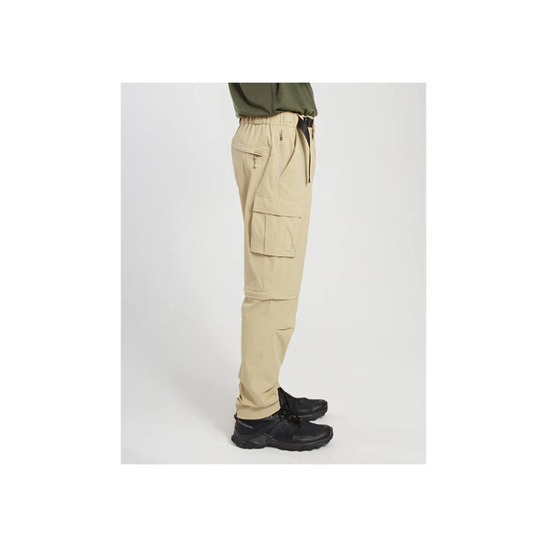 Sand | XTM Sturgeon Zip Off Hike Pant Image Showing Side View.