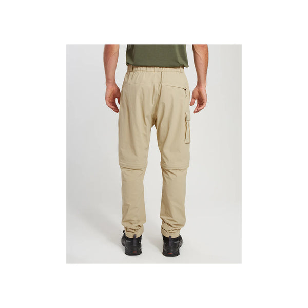 Sand | XTM Sturgeon Zip Off Hike Pant Image Showing Back View.