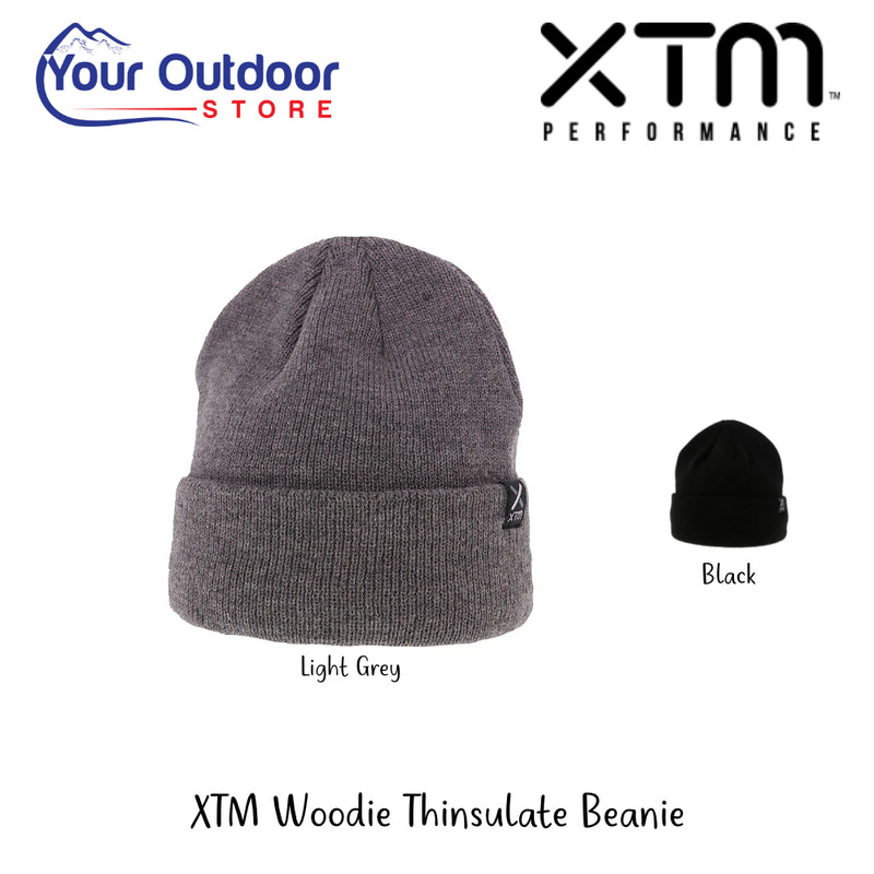 XTM Woodie Thinsulate Beanie | Her Image Showing Logos, Titles And Variants.