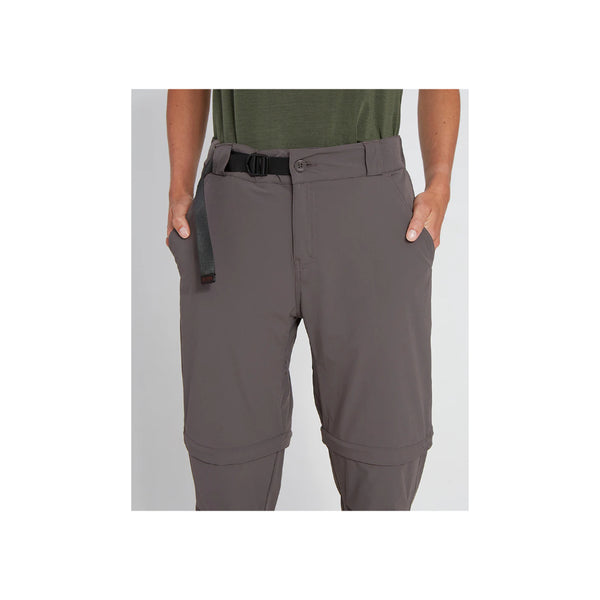 Pavement | XTM Wye River Zip Off Hike Pant Image Showing Close Up View Of The Front Of The Pant.