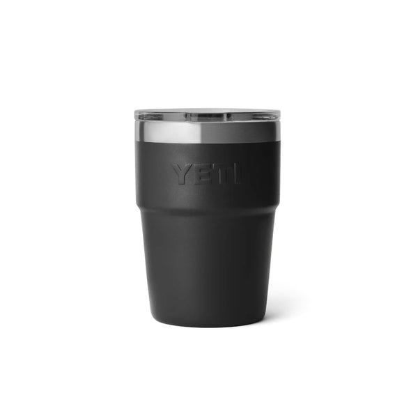 Black | YETI 16oz Stackable Cup Image Showing Back View.