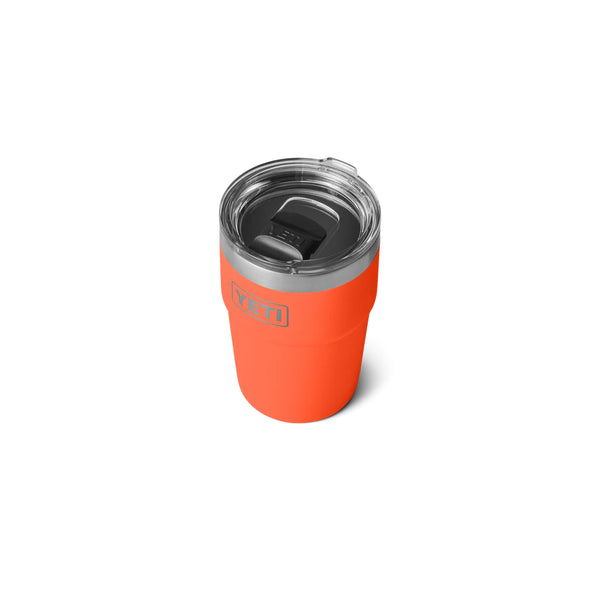 Papaya | YETI 16oz Rambler Stackable Cup Image Showing Top View.