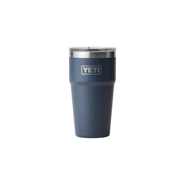 Navy | YETI 20oz Rambler Stackable Cup Image Showing No Logos Or Titles.