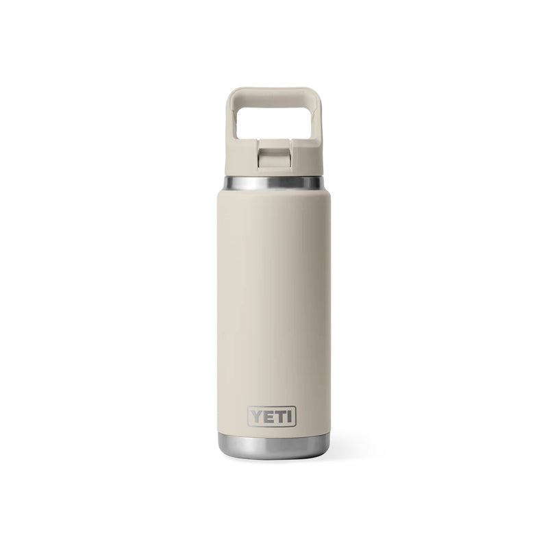 Cape Taupe |  YETI 26oz Bootle With Straw Lid Image Showing No Logos Or Titles.