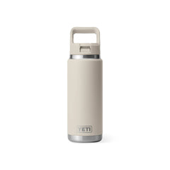 Cape Taupe | YETI Rambler 26oz Bottle With Straw Lid Image Showing No Logos Or Titles.