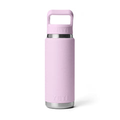 Cherry Blossom | YETI 26oz Bottle With Straw Lid Image Showing Back View.