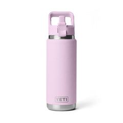 Cherry Blossom | YETI 36oz Bottle Wit Straw Lid Image Showing Front View, Straw Up.