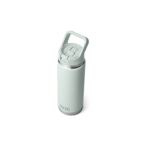 Ridgeline | YETI Rambler 26oz Bottle With Straw Lid Image Showing Top View, Sipper Closed.
