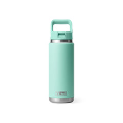 Seafoam | YETI Rambler 26oz Bottle With Straw Lid Image Showing No Logos Or Titles.