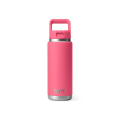 Tropical Pink | YETI Rambler 26oz Bottle With Straw Lid Image Showing No Logos Or Titles.