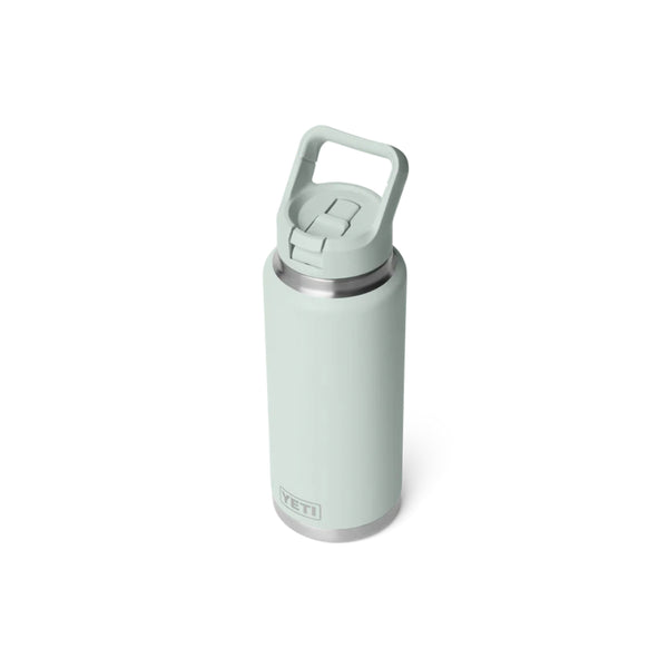 Ridgeline | YETI 36oz Rambler With Straw Lid Image Showing Top View With Sipper Down.
