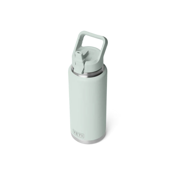 Ridgeline | YETI 36oz Rambler With Straw Lid Image Showing Top View With Sipper Up.