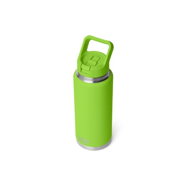 Venom | YETI 36oz Rambler With Straw Lid Image Showing Top View, With Sipper Down.