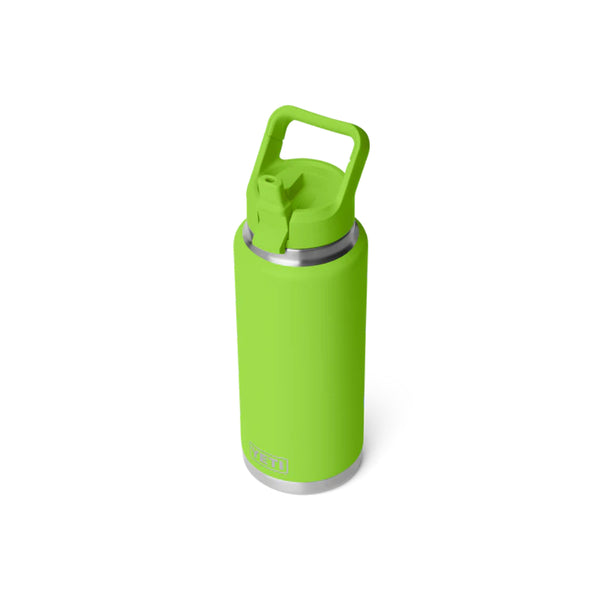 Venom | YETI 36oz Rambler With Straw Lid Image Showing Top View With Sipper Up.